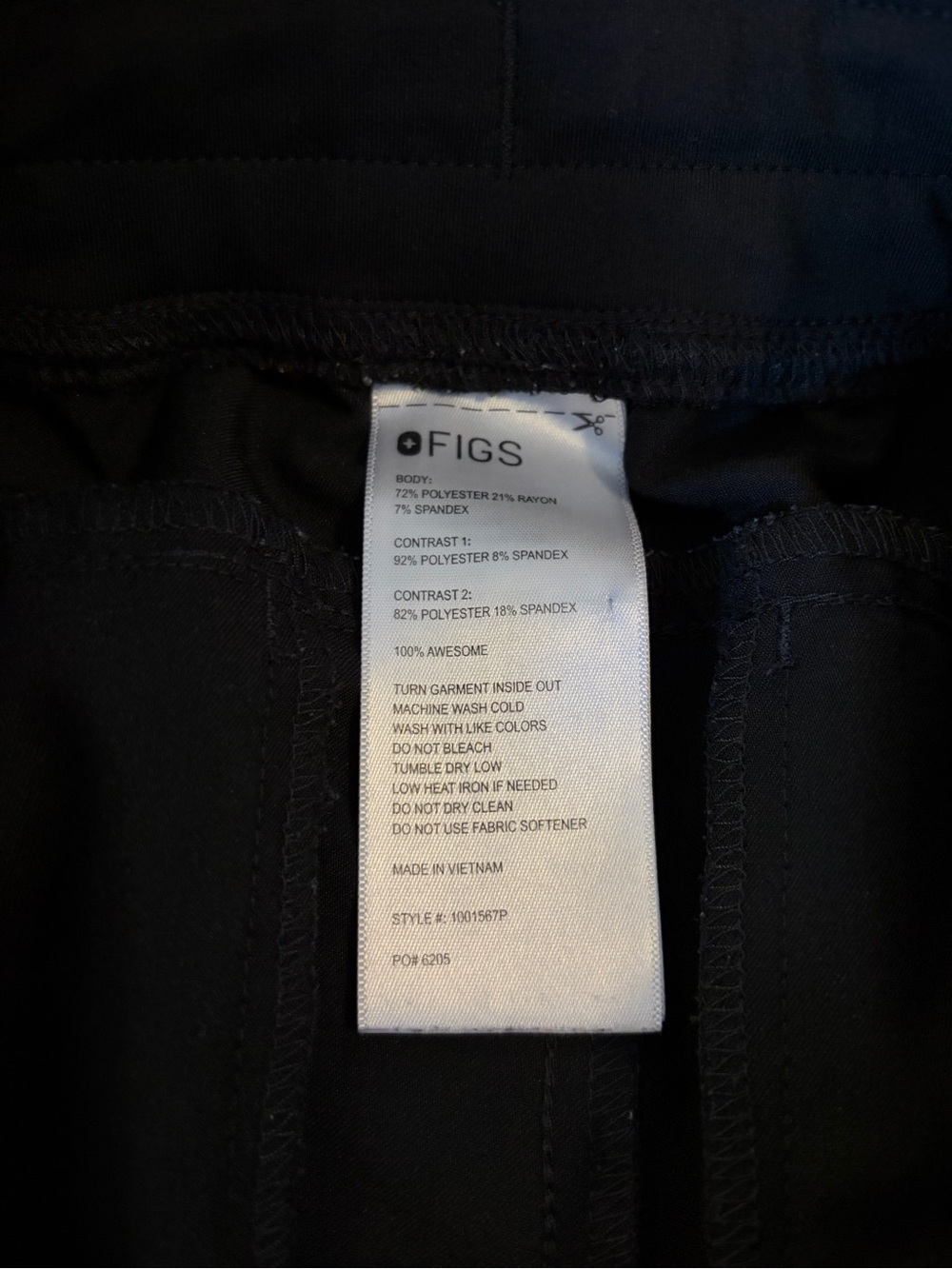 Figs Isabel High-Rise Wide-Leg Scrub Pants - Picture 5 of 5